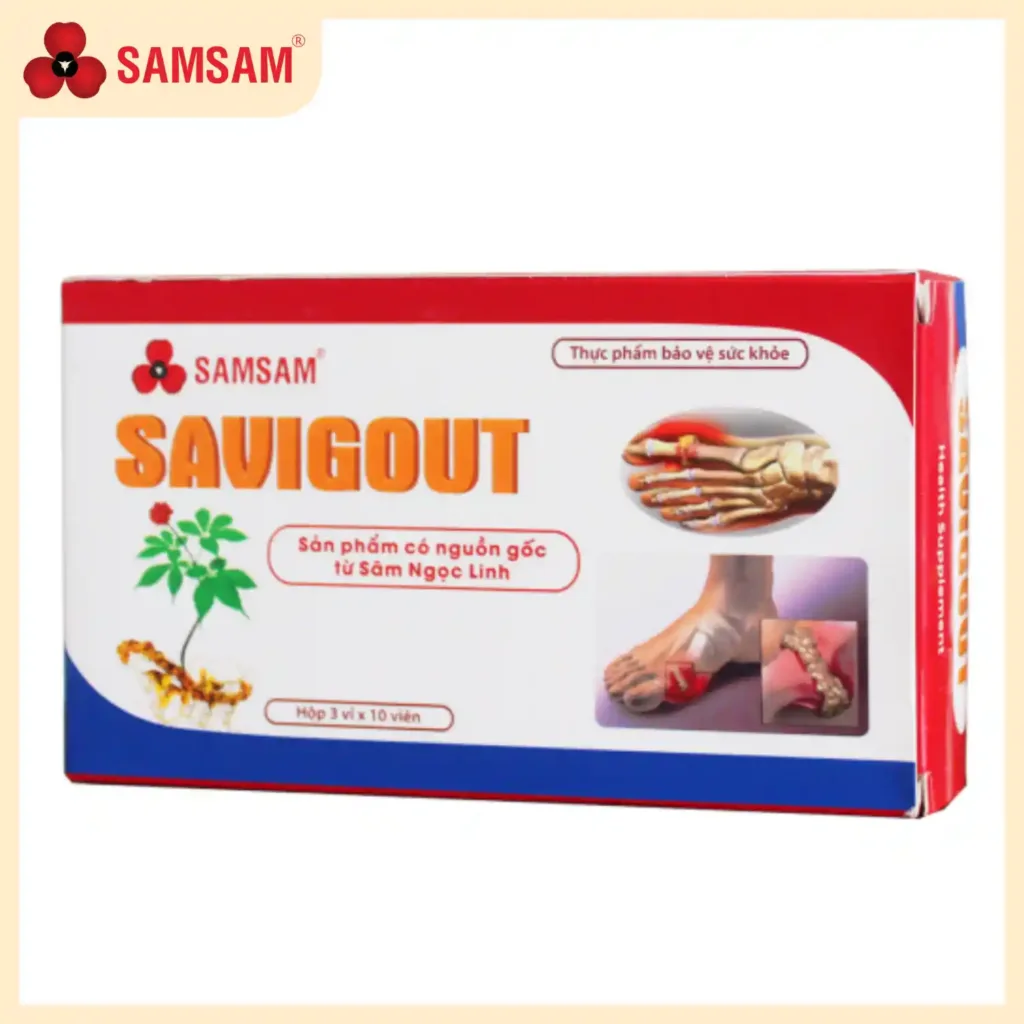 Savigout Hỗ Trợ Đào Thải Acid Uric